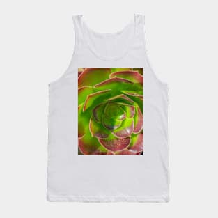 Red Succulent Tank Top